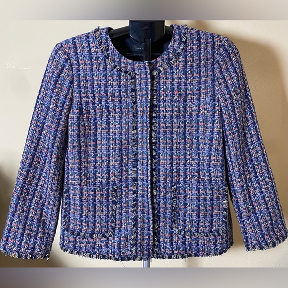 Ann Taylor Multicolor Tweed Blazer - Picture 1 of 8